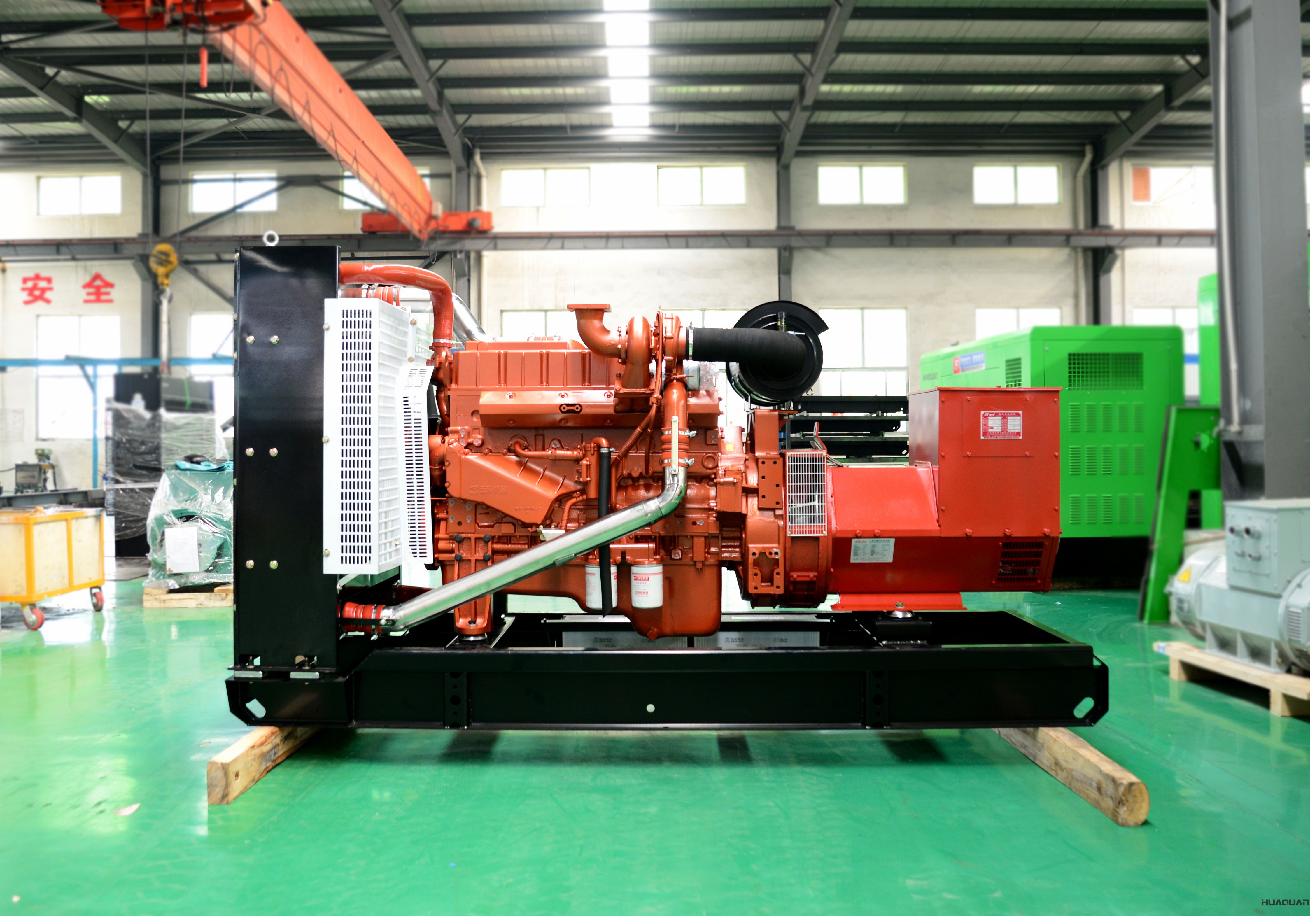 華全動力200kw底座油箱四保護機組于2018年4月24日發(fā)往河北