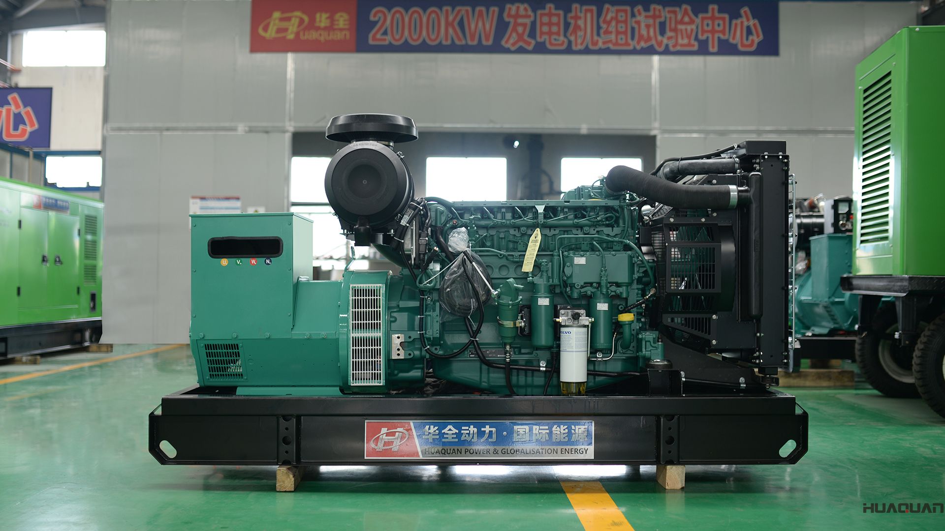 華全動力100kw自動化發(fā)電機組于2018年4月25日發(fā)往棗莊