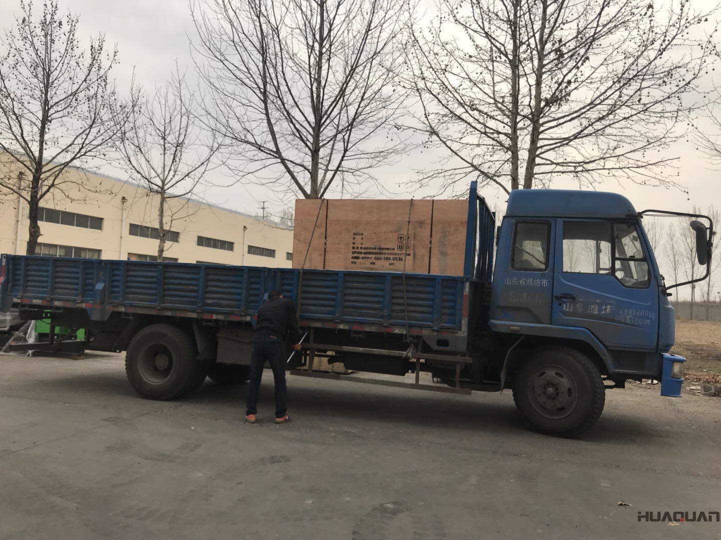 2018年4月7日華全動力50kw自動化發電機組發往湖北