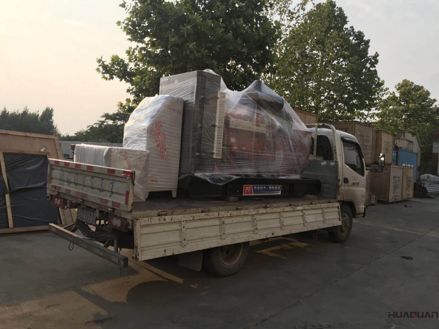 一臺HQ200GF自動化型柴油發(fā)電機(jī)組于7月19號發(fā)往山東