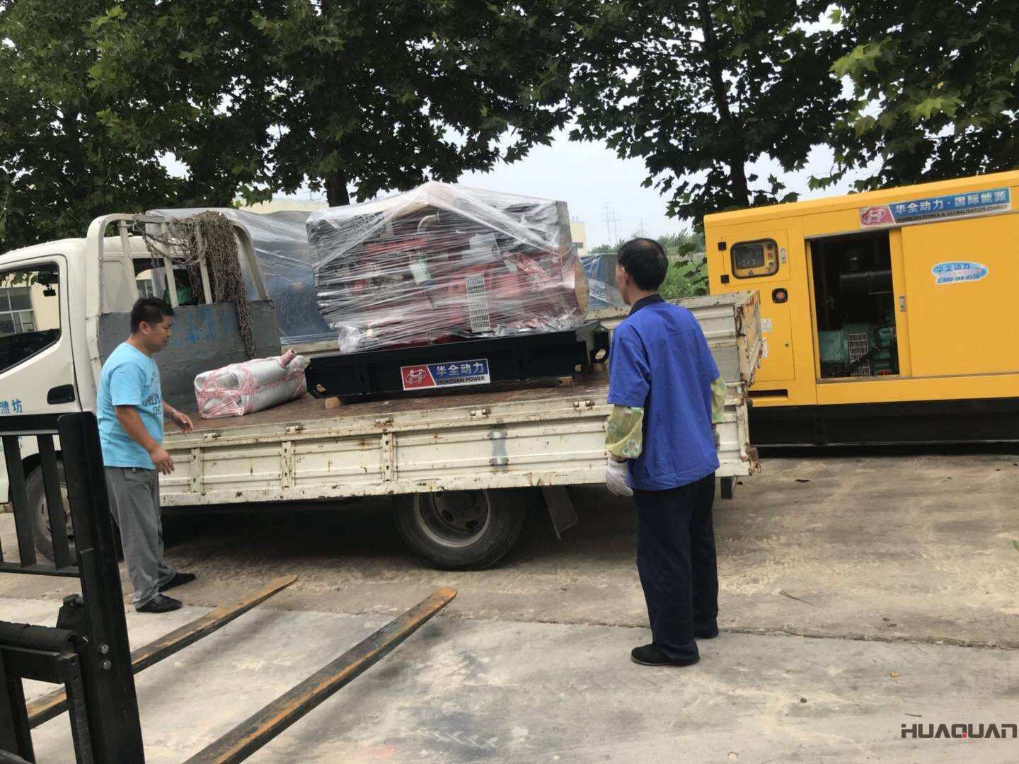 一臺(tái)120kw標(biāo)配型柴油發(fā)電機(jī)組于9月3日發(fā)往天津