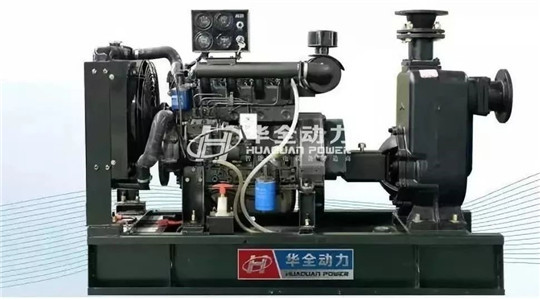 華全15kw柴油自吸無(wú)堵塞排污泵機(jī)組