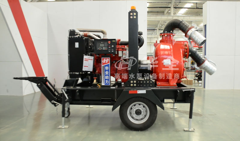 全力以赴打硬仗，防汛抗旱保秋收！華全防汛抗旱移動泵站緊急發(fā)貨