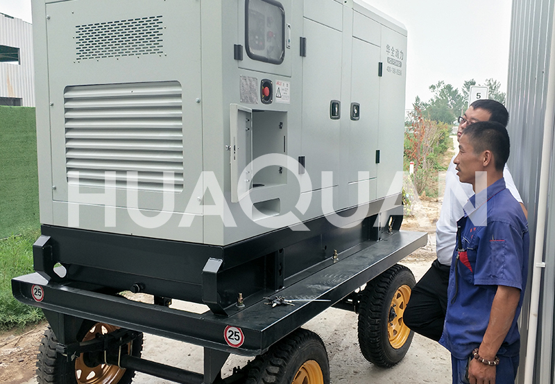 湖南張家界桑植縣瑞塔鋪鎮(zhèn)300kW移動式發(fā)電機(jī)組電站項目