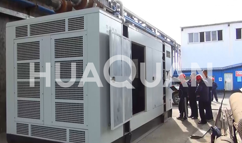 天津?yàn)I海新區(qū)寫(xiě)字樓550kW發(fā)電機(jī)組電站項(xiàng)目