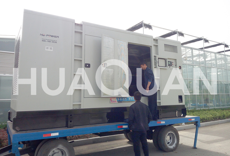 湖北襄陽市道路建設(shè)300kW移動式發(fā)電機(jī)組電站項目
