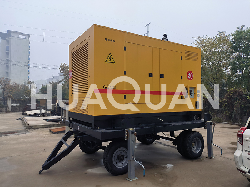 青海茫崖鎮福利區建設400kW移動式發電機組電站