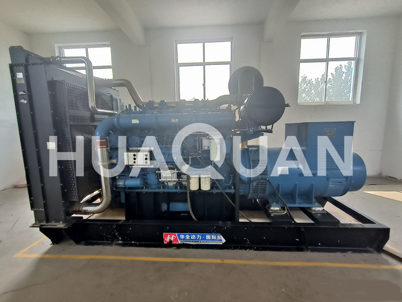 山東臨沂某大學(xué)450kW發(fā)電機組電站項目